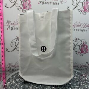 lululemon athletica White Nylon Everyday Tote with Logo